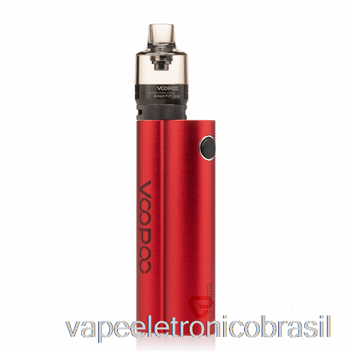 Vape Recarregável Voopoo Mosquet 120w Starter Kit Poppy Red